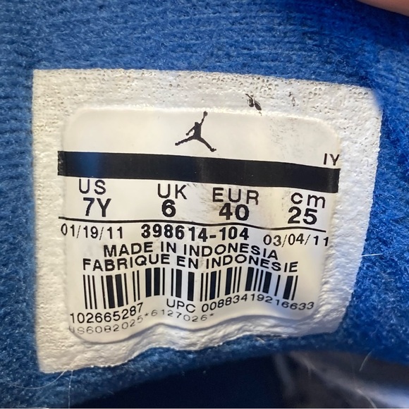 Jordan 3 GS True Blue - Picture 8 of 8